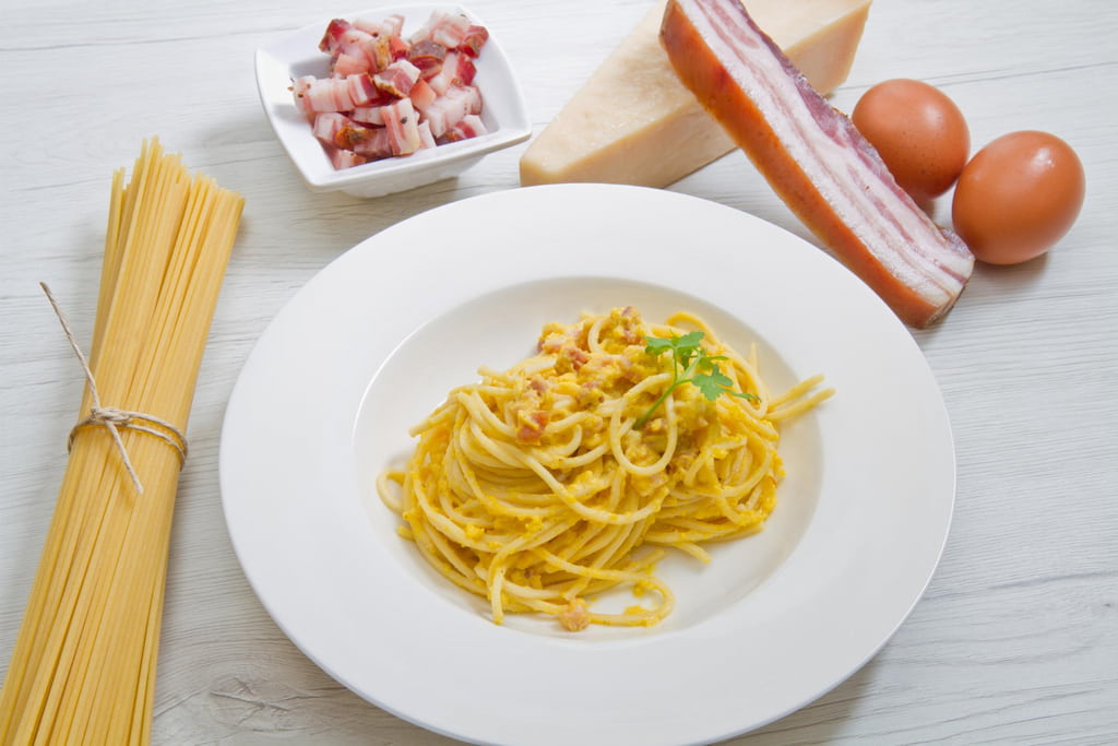 hacer carbonara autentica